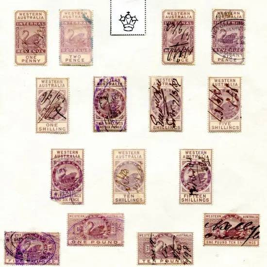 1881 Internal Revenue on narrow CA wmkd paper. ...