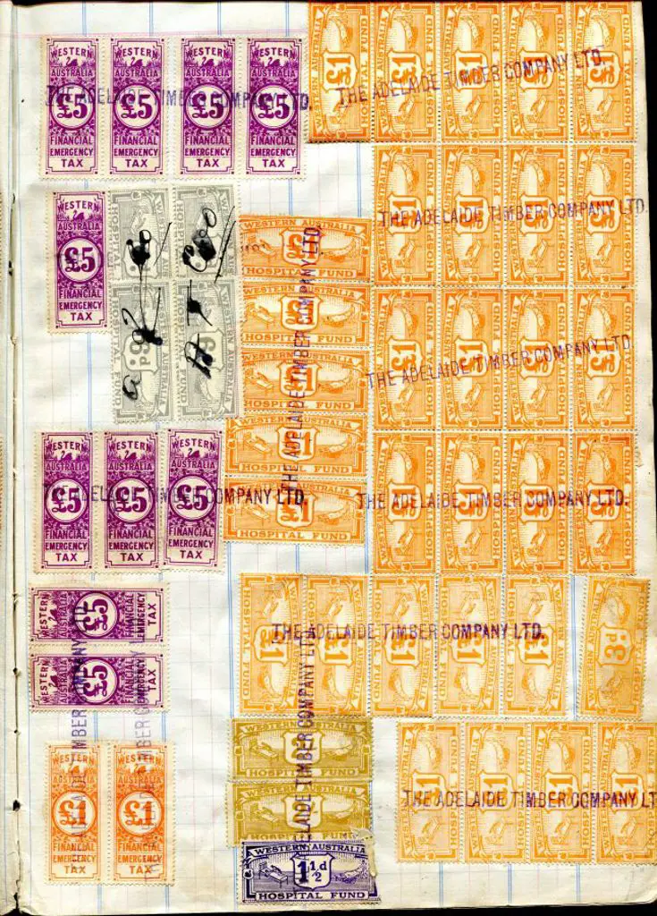 Part 1: 4 pages incl Emergency Tax 10/-, £1 x 3 & ... Image 1++