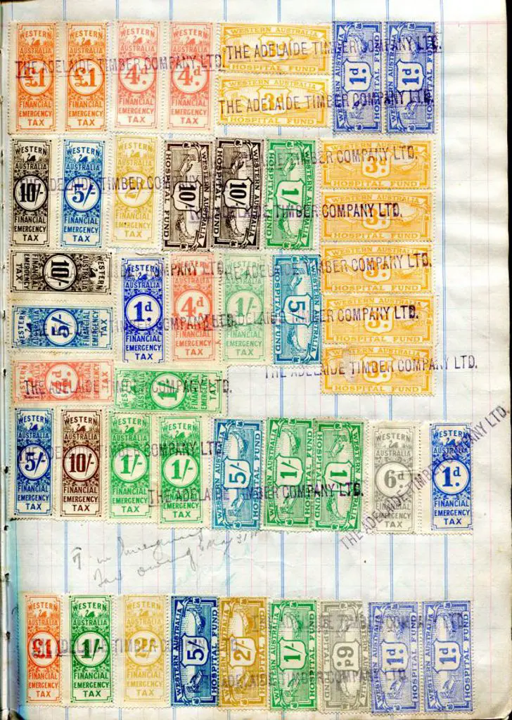 Part 3: 5 pages with Emergency Tax 10/- x 5 ... Image 1++