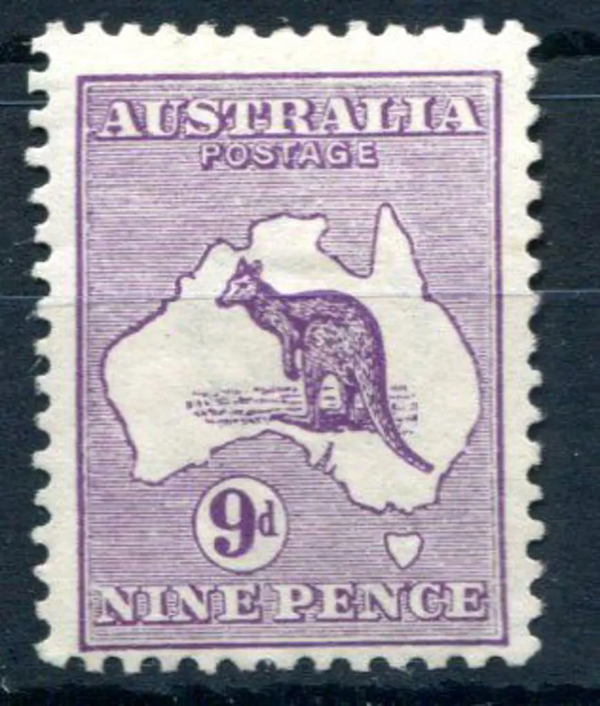 1913 1st Watermark 9d violet. Fine mint, centred ... Image 1++