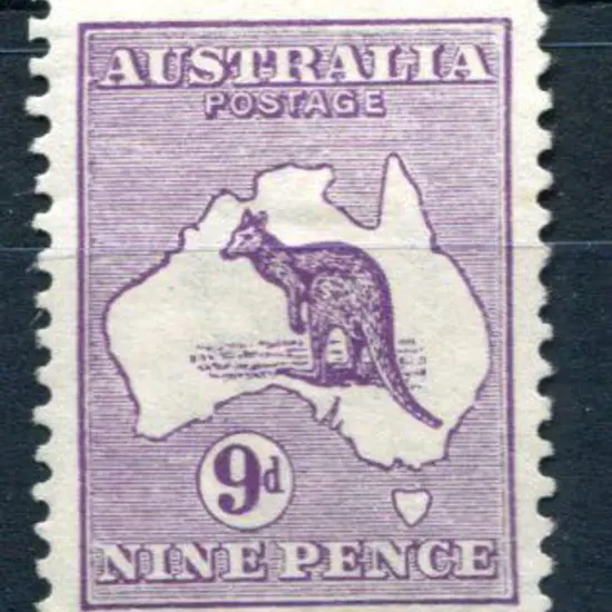 1913 1st Watermark 9d violet. Fine mint, centred ...