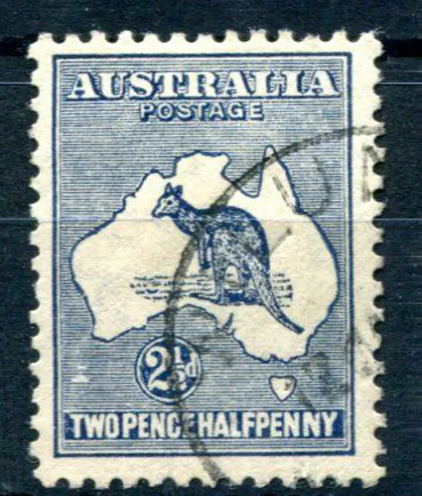 1915 2nd Watermark 2½d indigo with "Islands South ... Image 1++