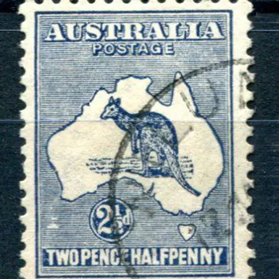 1915 2nd Watermark 2½d indigo with "Islands South ...
