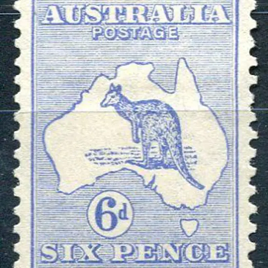 1915 2nd Watermark 6d ultramarine. Well centred & ...