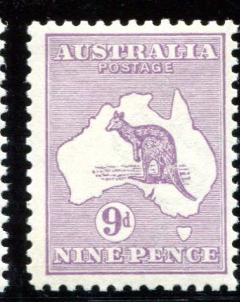 1915 2nd Watermark 9d pale violet. MUH & centred ... Image 1++