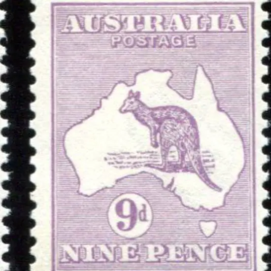 1915 2nd Watermark 9d pale violet. MUH & centred ...