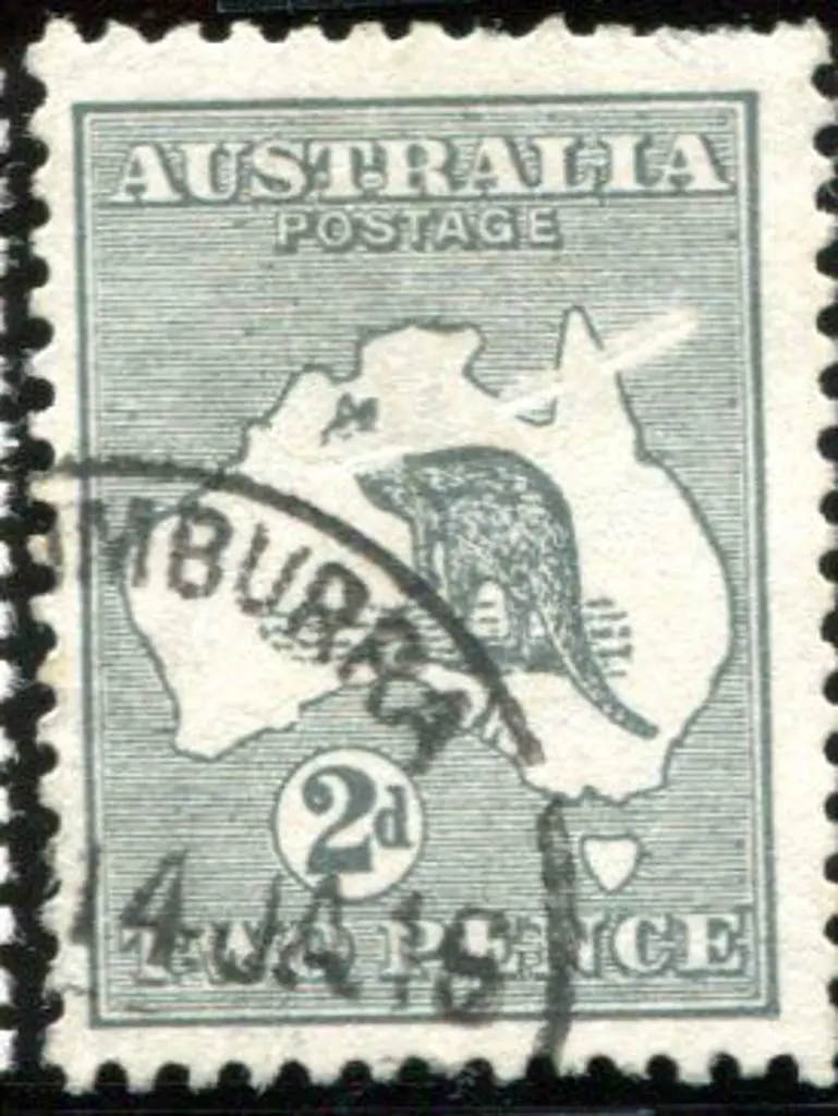 1915/28 3rd Watermark 2d grey with a major ... Image 1++