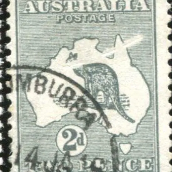 1915/28 3rd Watermark 2d grey with a major ...