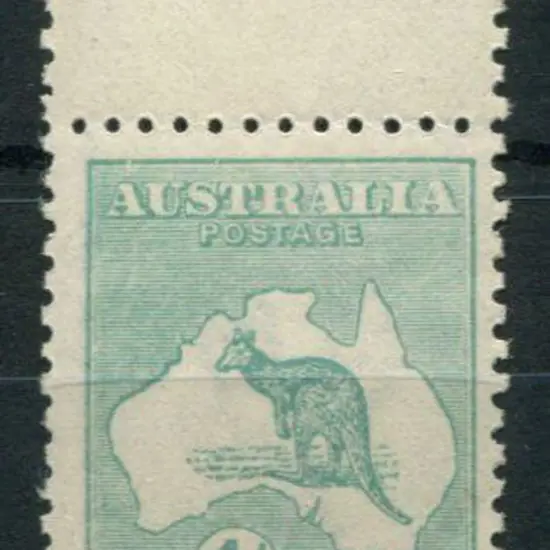 1915/28 3rd Watermark 1/- emerald, Die IIB with ...