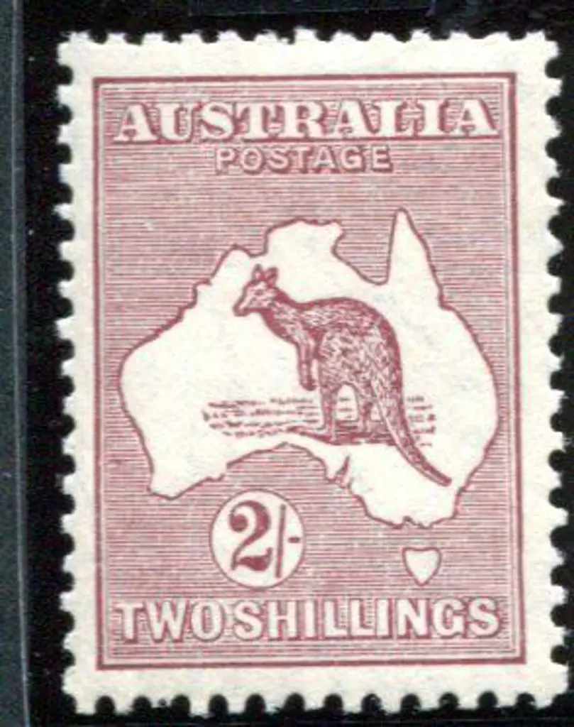 1929/30 Small Multiple Watermark 2/- maroon with ... Image 1++