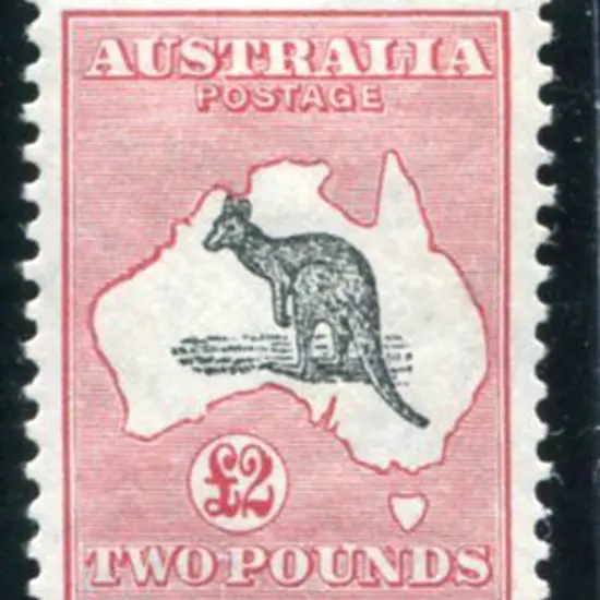 1931-47 CofA Watermark £2 grey-black & ...