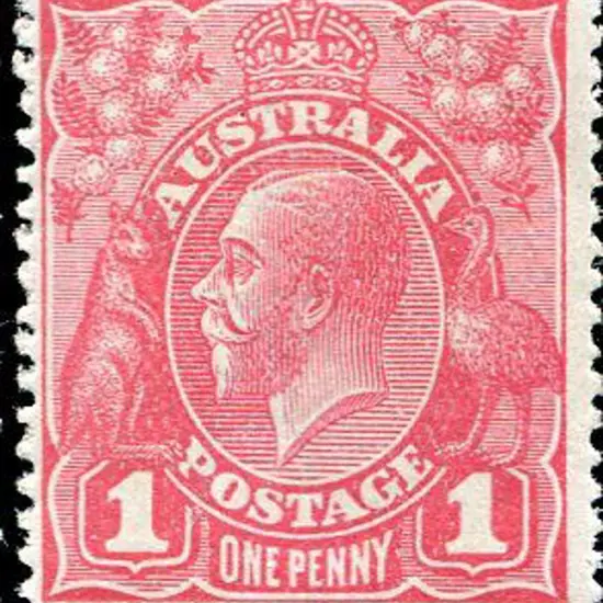 1914-20 Single Watermark 1d pink G28. MLH & better ...