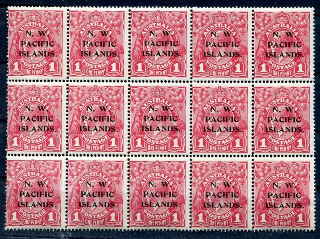 1914-20 Single Watermark 1d carmine rose G30 plate ... Image 1++