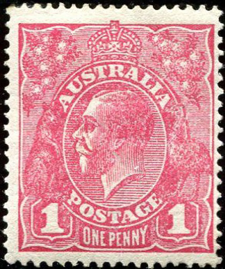 1914-20 Single Watermark 1d lilac rose on rough ... Image 1++