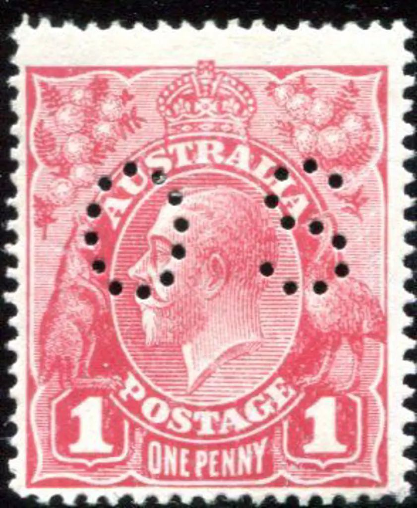 1914-20 Single Watermark 1d pale carmine dry ink ... Image 1++
