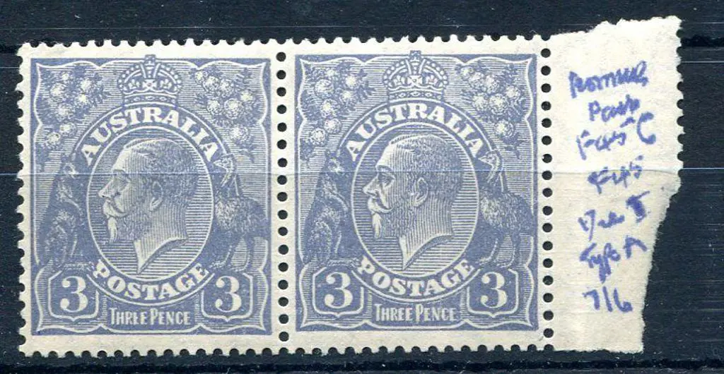 1926-30 Small Multiple Watermark Perf 13½ x12½ 3d ... Image 1++