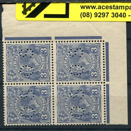 1926-30 Small Multiple Watermark Perf 13½ x12½ 3d ...