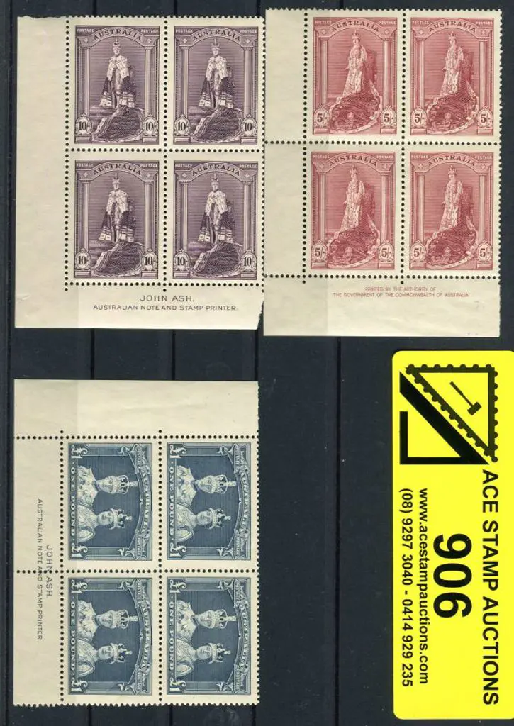 1937/48 Robes set of 3 on thick paper in Ash ... Image 1++
