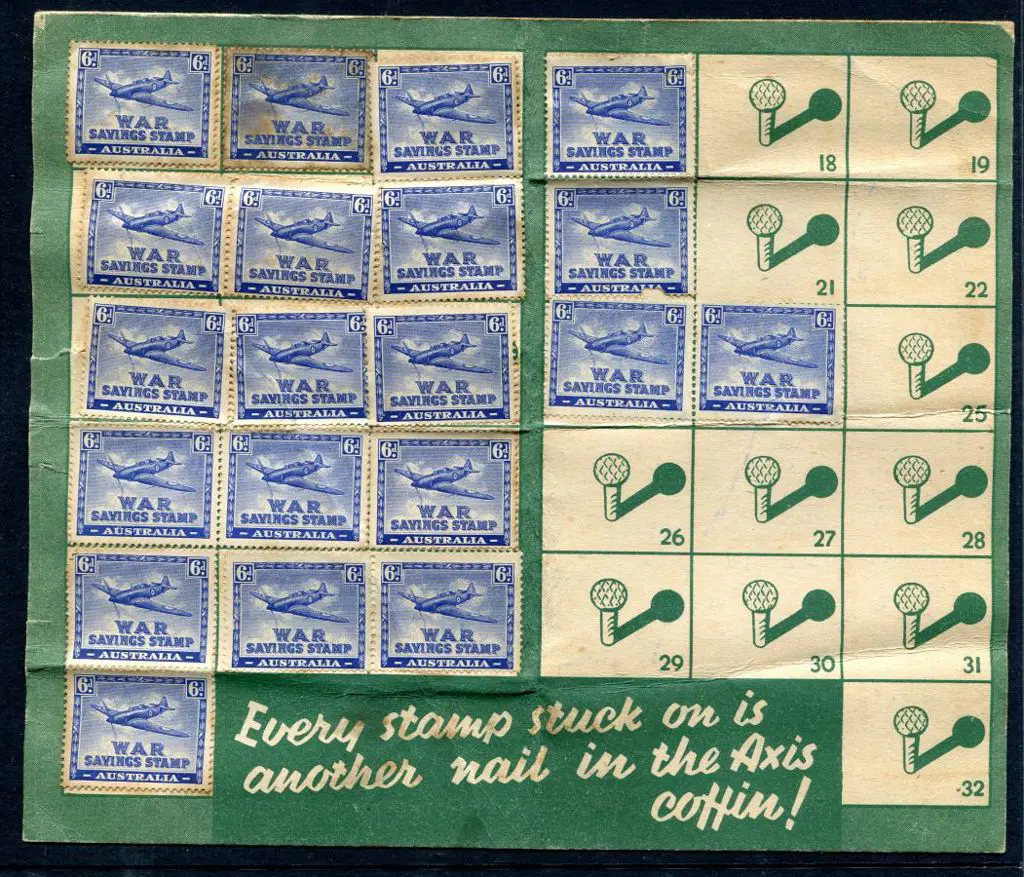 1940 6d Spitfire War Savings Stamps x 20 in PO ... Image 1++