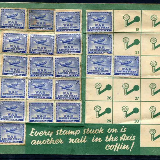 1940 6d Spitfire War Savings Stamps x 20 in PO ...