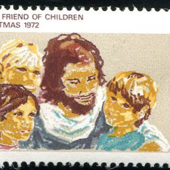 1972 7c Christmas with "brown-red (Australia 7c) ...