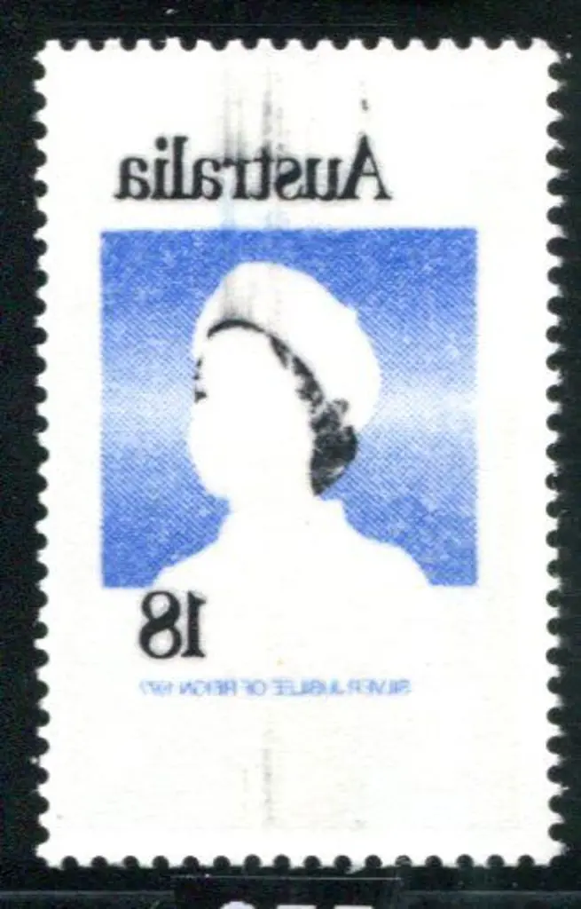 1977 18c Silver Jubilee with superb offset variety ... Image 1++