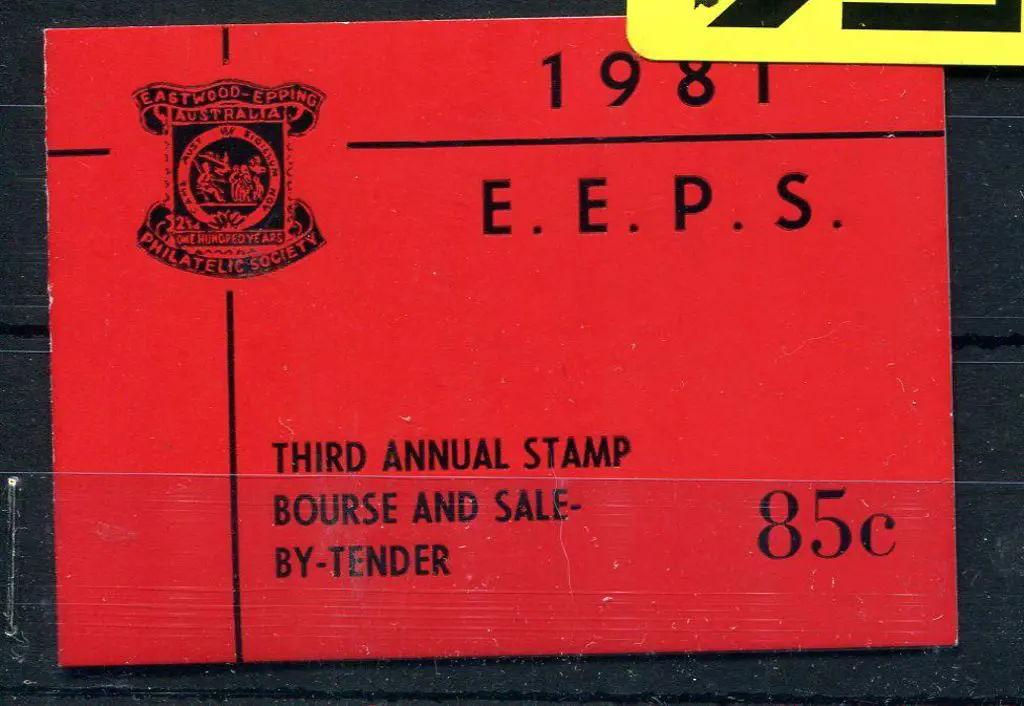 1981 85c Eastwood Epping Third Annual Bourse ... Image 1++