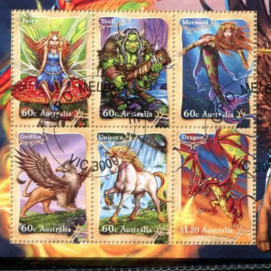 2011 Mythical Creatures M/S's x 100 Melbourne CTO ...