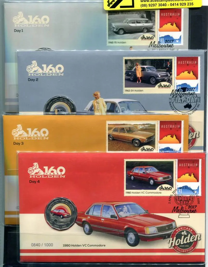 2017 (30th Mar-2nd April) Holden 160 Years 50c ... Image 1++