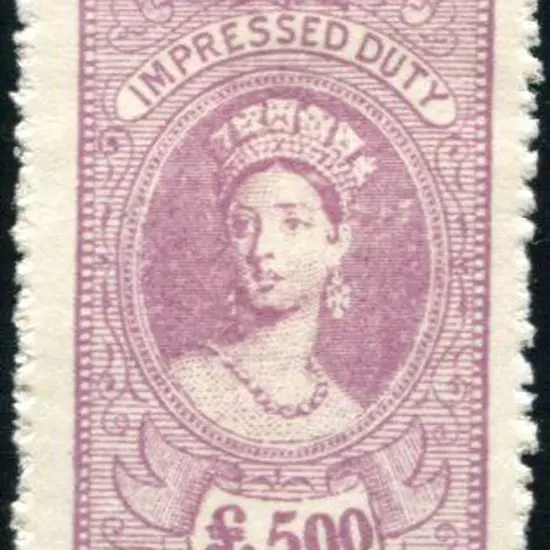 Queen Victoria "Impressed Duty" selection of 55 ...