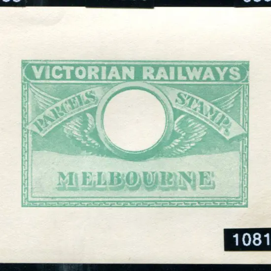 1917 Railways Wings die proof colour trial in dull ...