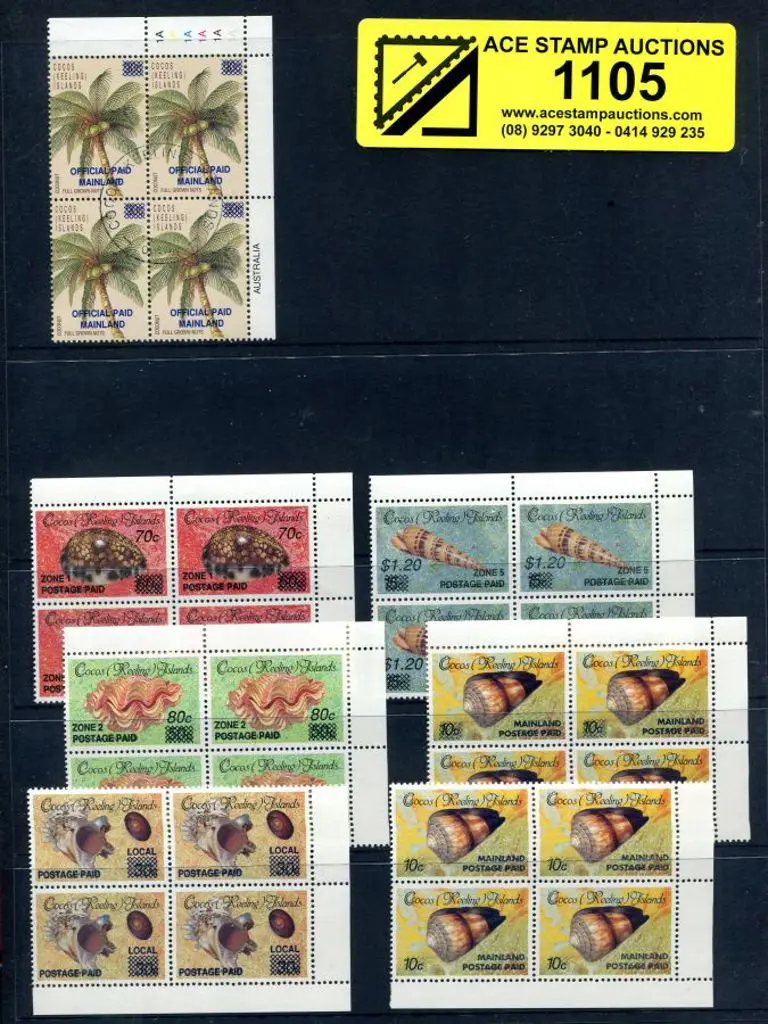 1990/91 Locals & Postage Paid Provisional ovptd ... Image 1++
