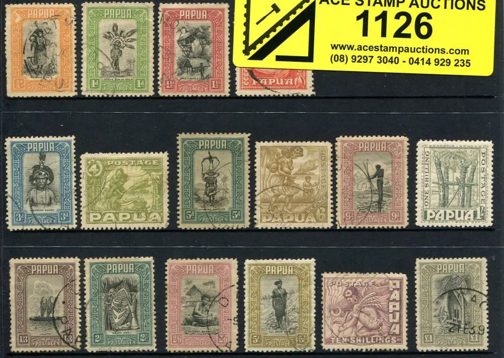 1932 Pictorials to £1 used with some CTO in the ... Image 1++