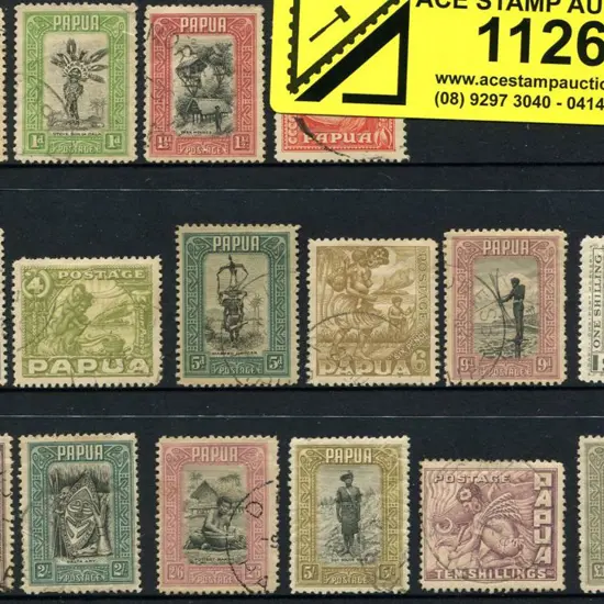 1932 Pictorials to £1 used with some CTO in the ...