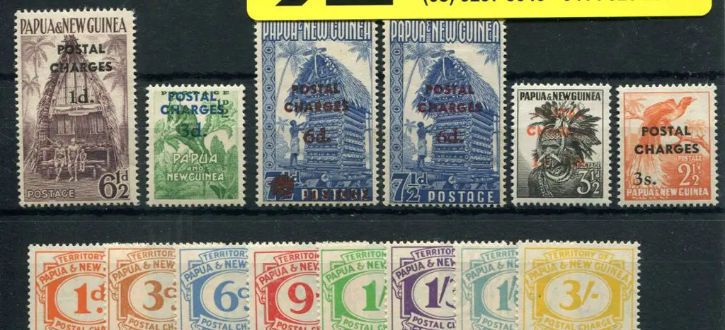 1960 Postal Charges set with 6d on 7½d blue well ... Image 1++