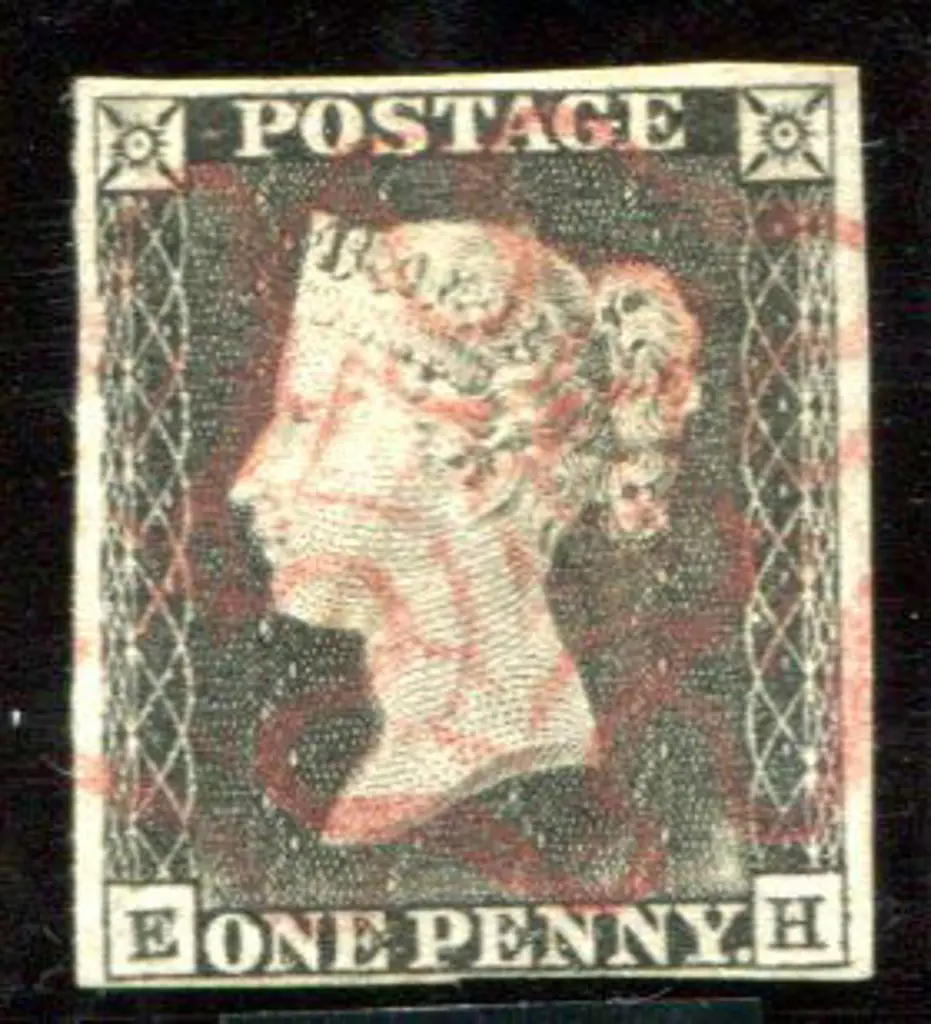 1840 1d grey black, plate 1a with the ... Image 1++