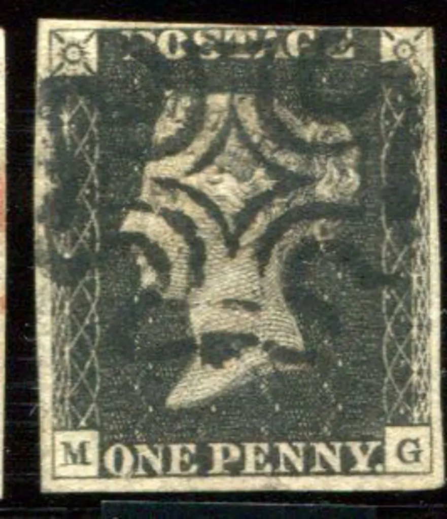 1840 1d grey black, plate 9. Fine used by neat 90% ... Image 1++