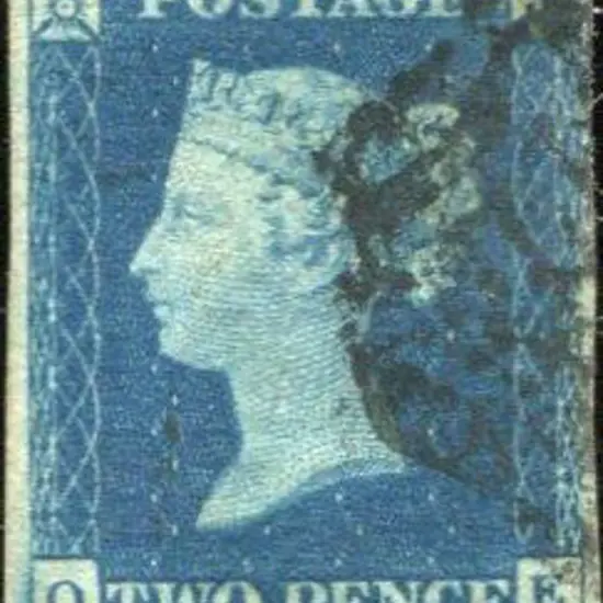 1840 2d blue good to fine used with part numeral ...