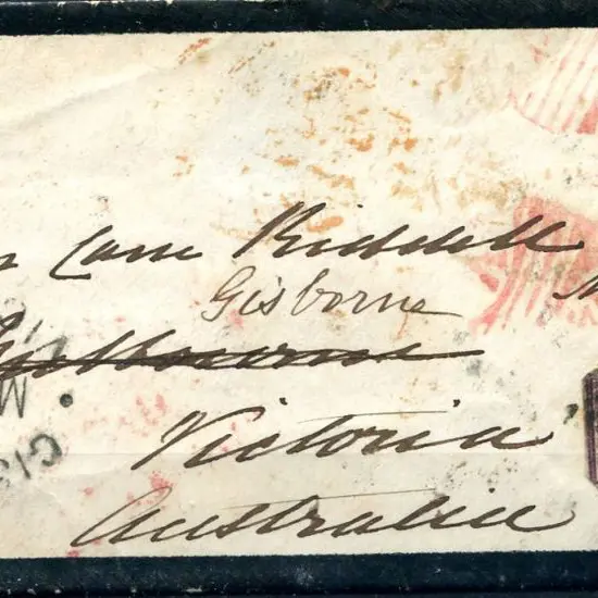 1854 (20th Dec) 6d purple QV embossed (cut to ...