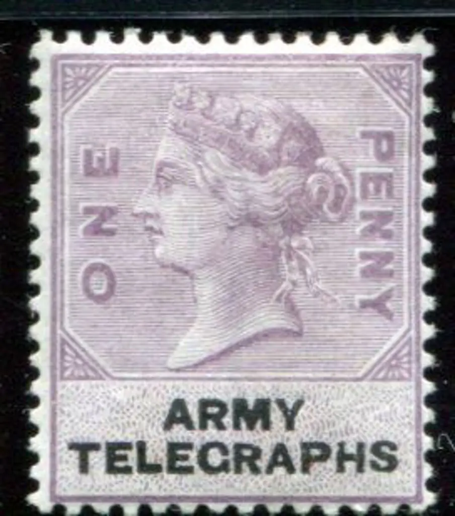 1876 Telegraphs ½d, 1d (2 each), 3d & 3/- unused ... Image 1++