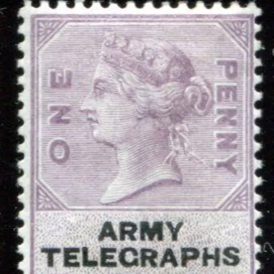 1876 Telegraphs ½d, 1d (2 each), 3d & 3/- unused ...
