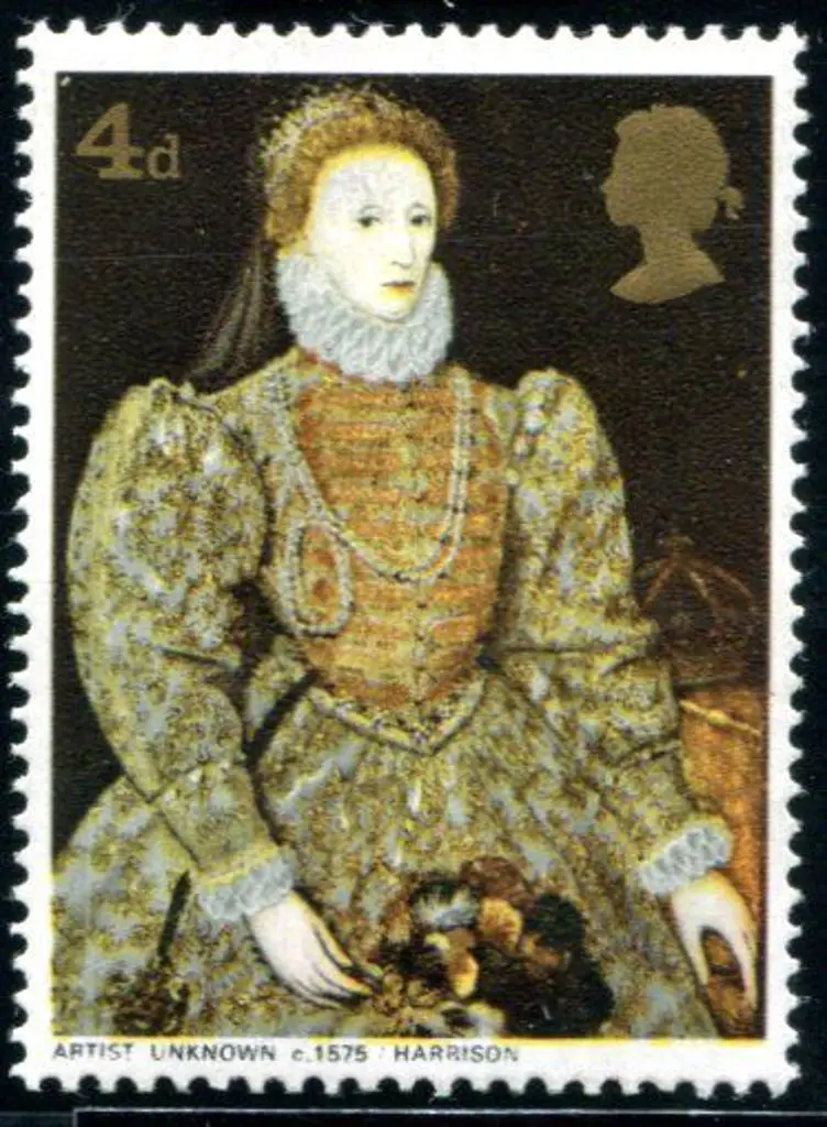 1968 4d British Paintings with "vermillion (face & ... Image 1++