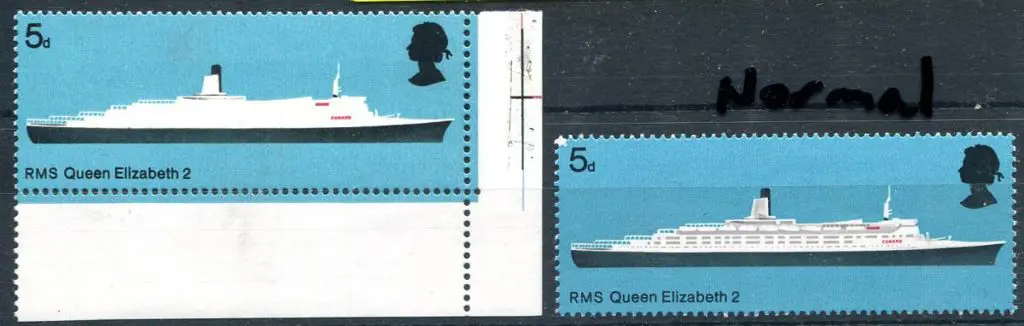 1969 5d RMS Queen Elizabeth 2 from the ships set ... Image 1++