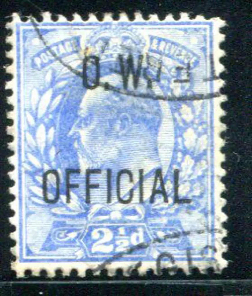 O.W. Official ovpts on 1902/03 KEVII ½d, 1d, 2d & ... Image 1++
