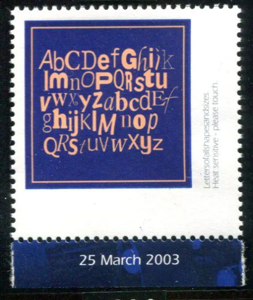 Guernsey 2003 £5 Alphabet proof issue with silver ... Image 1++
