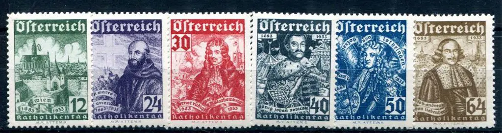 Austria 1933 Relief of Vienna set of 6. Fine MUH. ... Image 1++