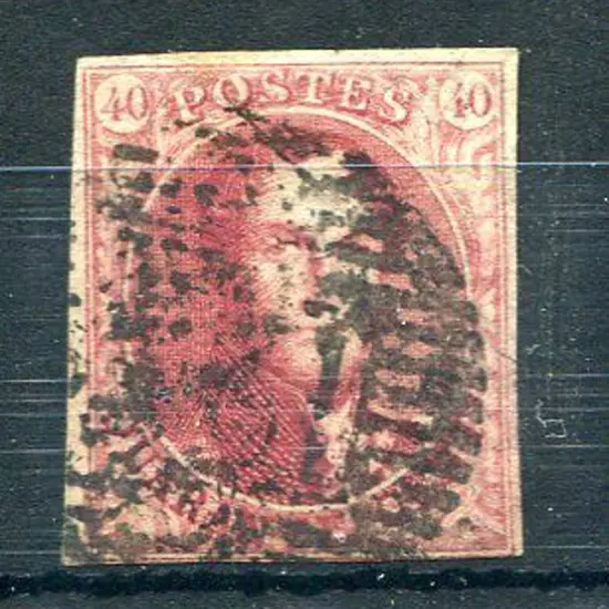Belgium 1849/50 40¢ Medallions with wmk "LL" in ...