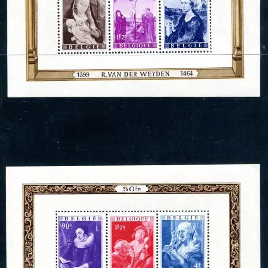 Belgium 1949 Social & Cultural Funds M/S's. SG ...