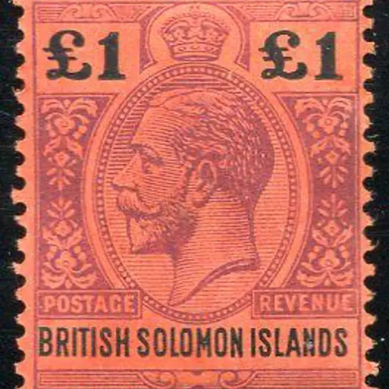 British Solomon Islands 1914/23 KGV defins with ...