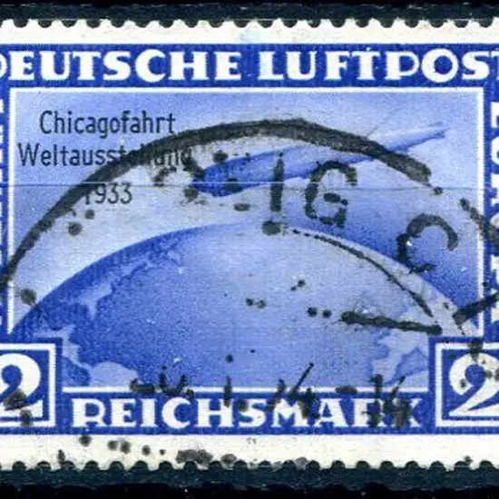 Germany 1933 2m "Chicago Flight" Zeppelin. Good to ...
